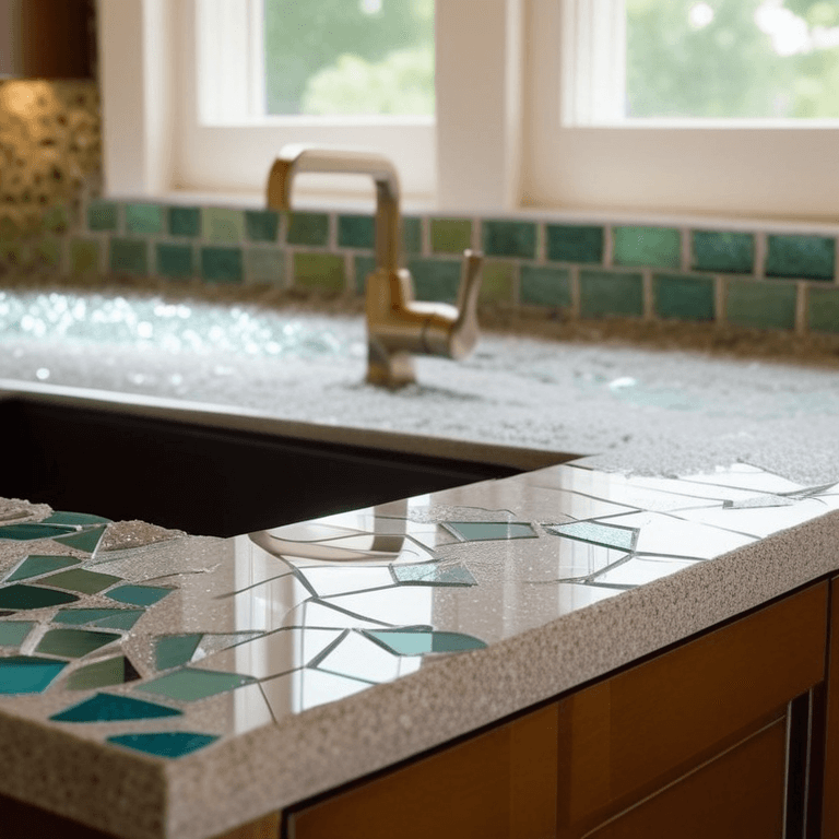 Shattered Glass to Shimmering Countertops