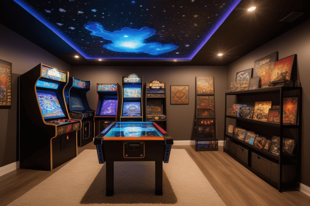 Basement Game Rooms Where Fun Meets Fantasy!