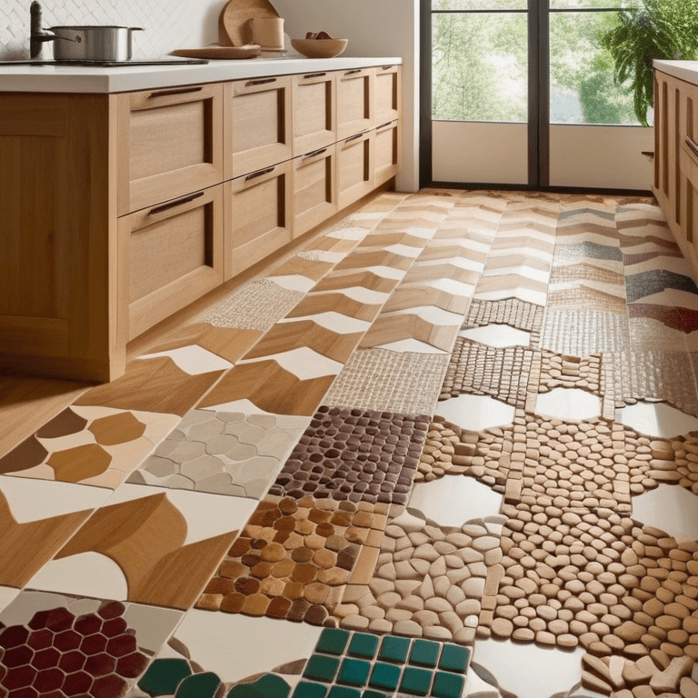 Unique Kitchen Floor