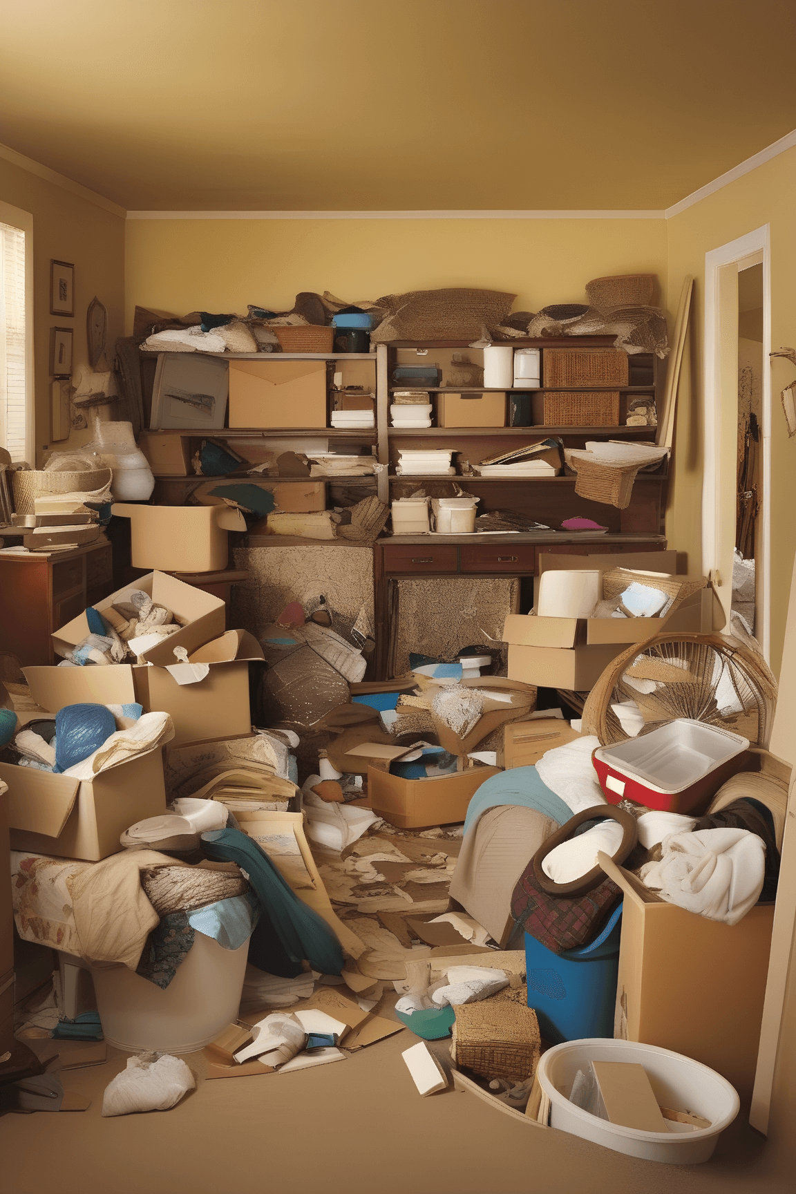 help a hoarder clean up their house
