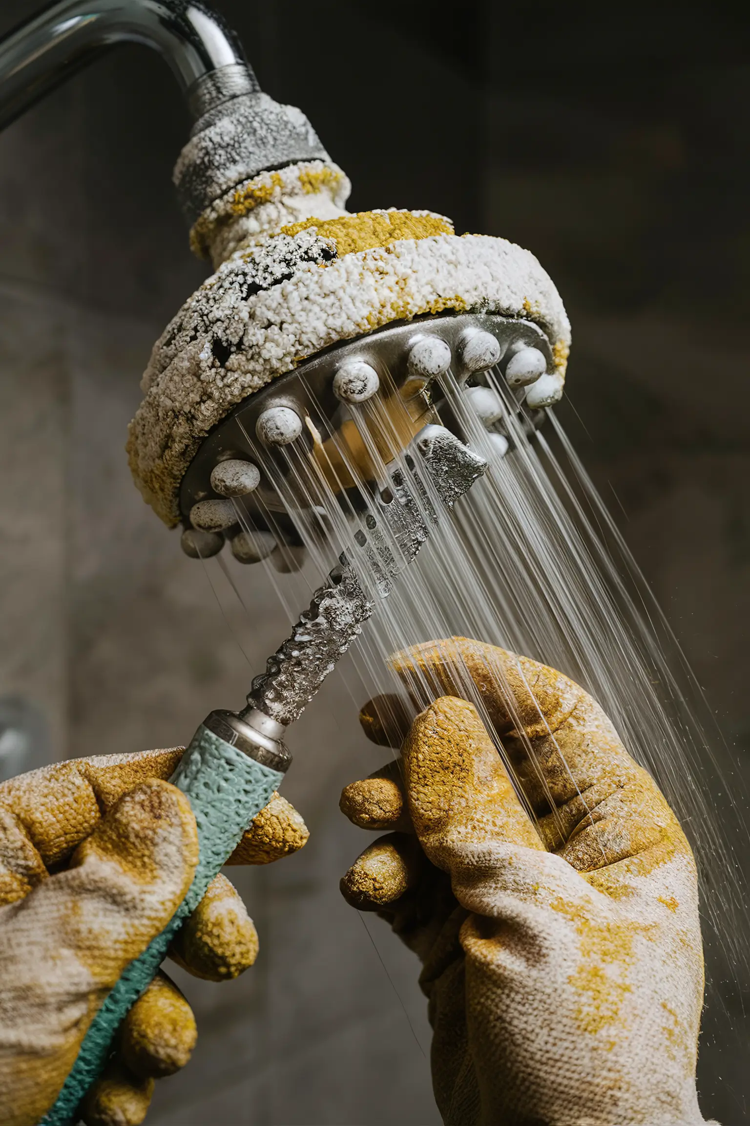 Remove Calcium from Shower Heads