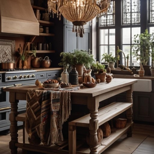 12 Modern Boho Kitchen Design Concepts