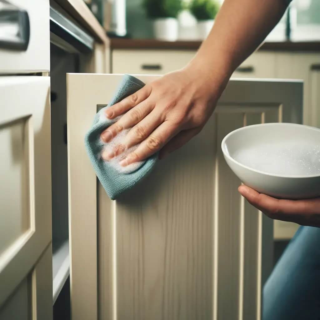 How To Clean Inside Kitchen Cabinets