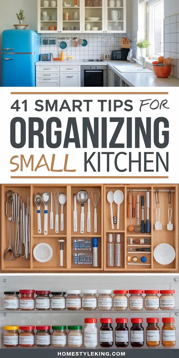 41 Genius Small Kitchen Organization Ideas That Double Your Storage Space