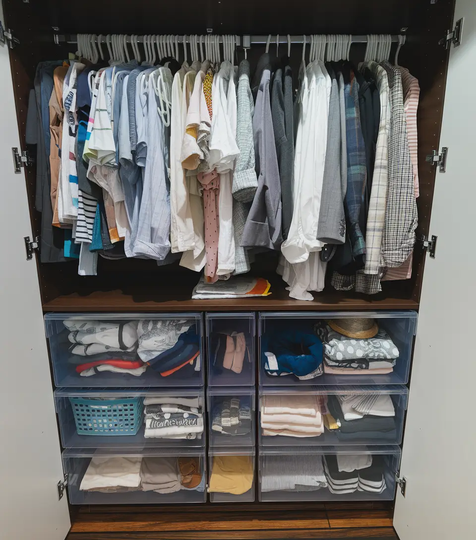 small closet organization