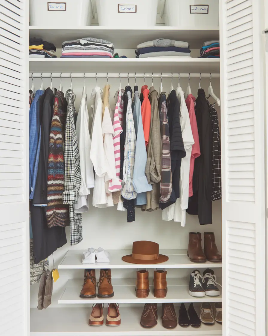 small closet organization