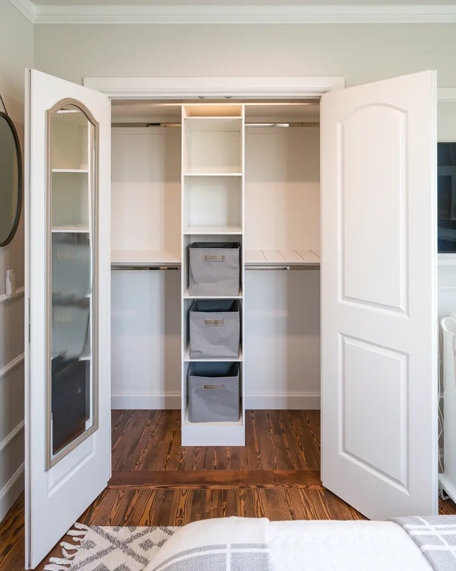 small closet organization