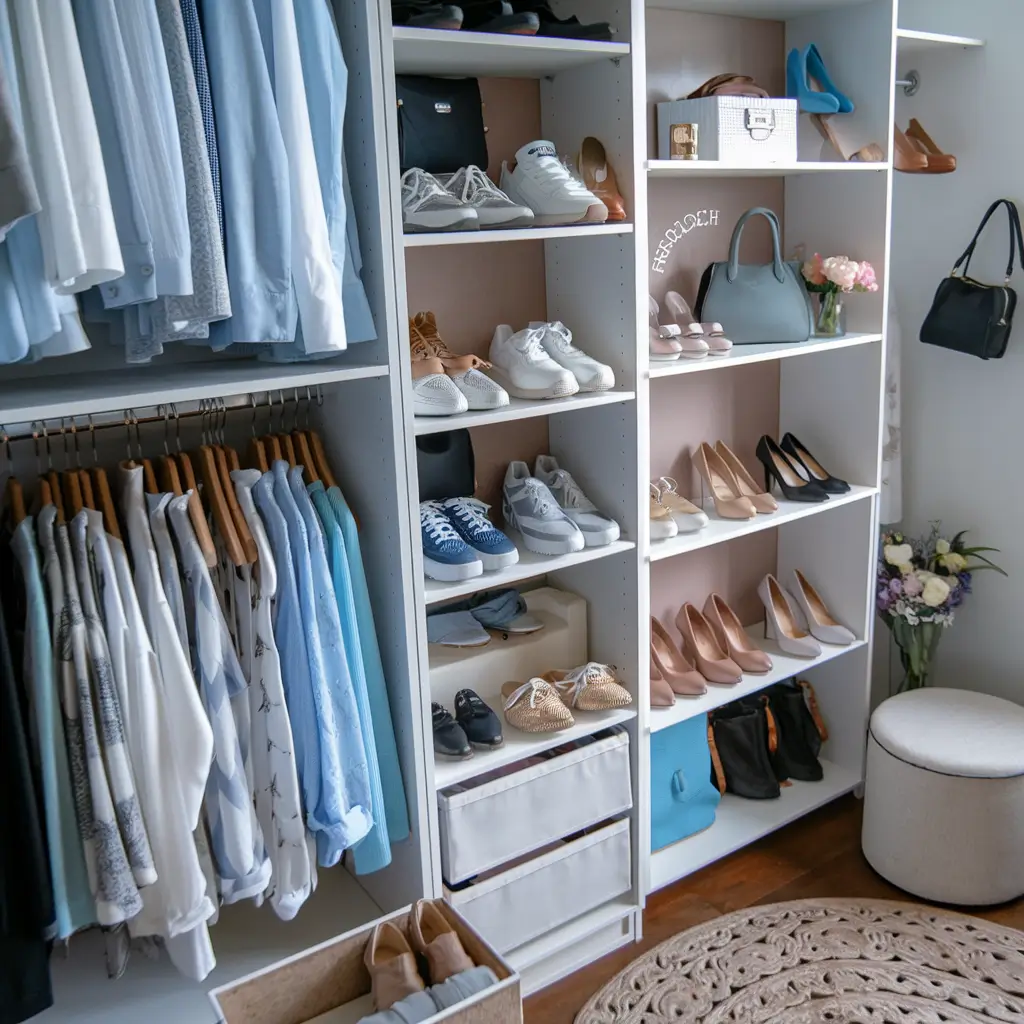 small closet organization