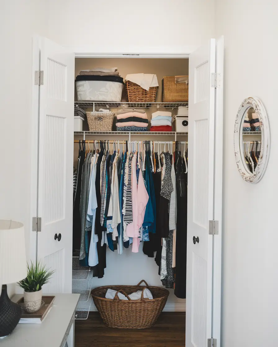 small closet organization
