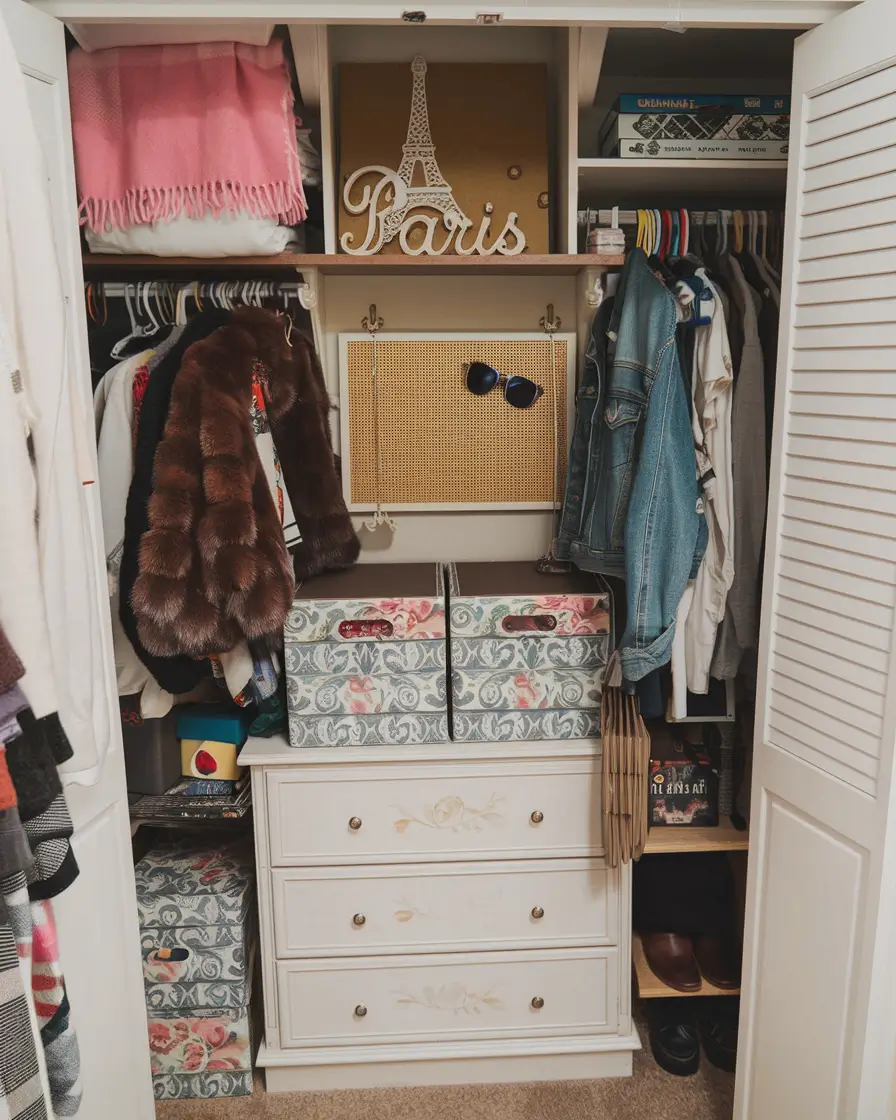 small closet organization
