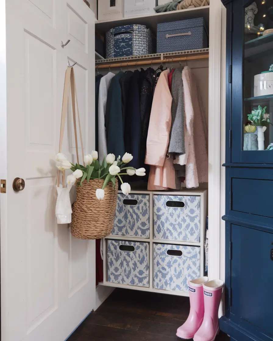 small closet organization