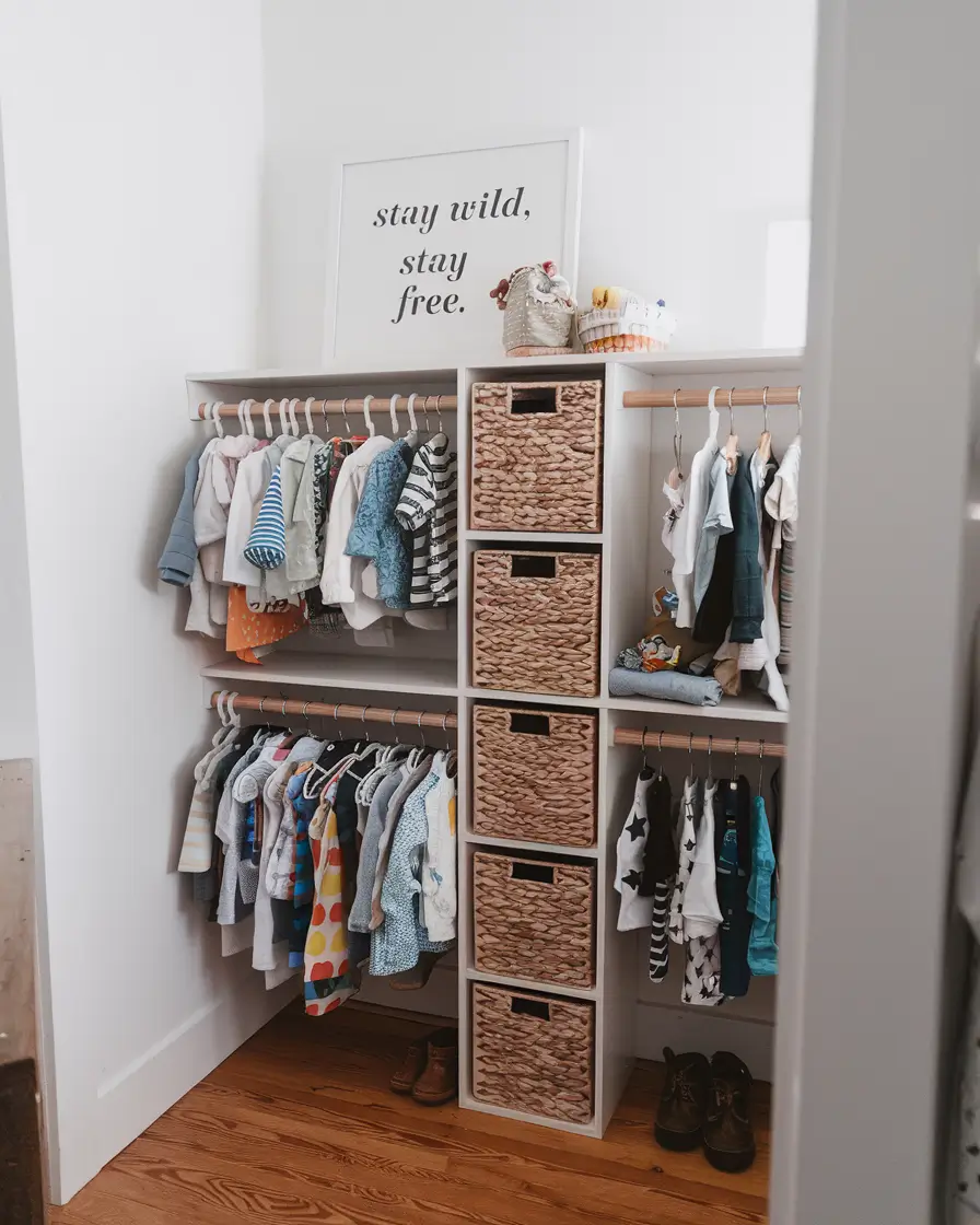 small closet organization