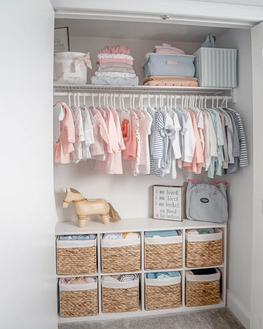 small closet organization