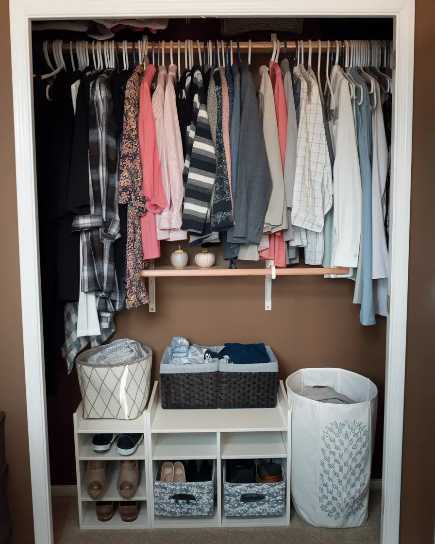 small closet organization