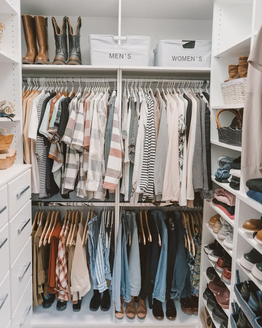 small closet organization