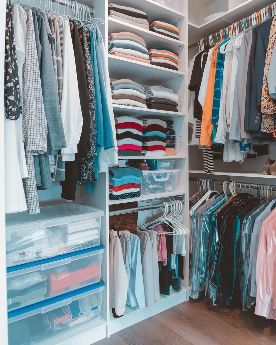 small closet organization