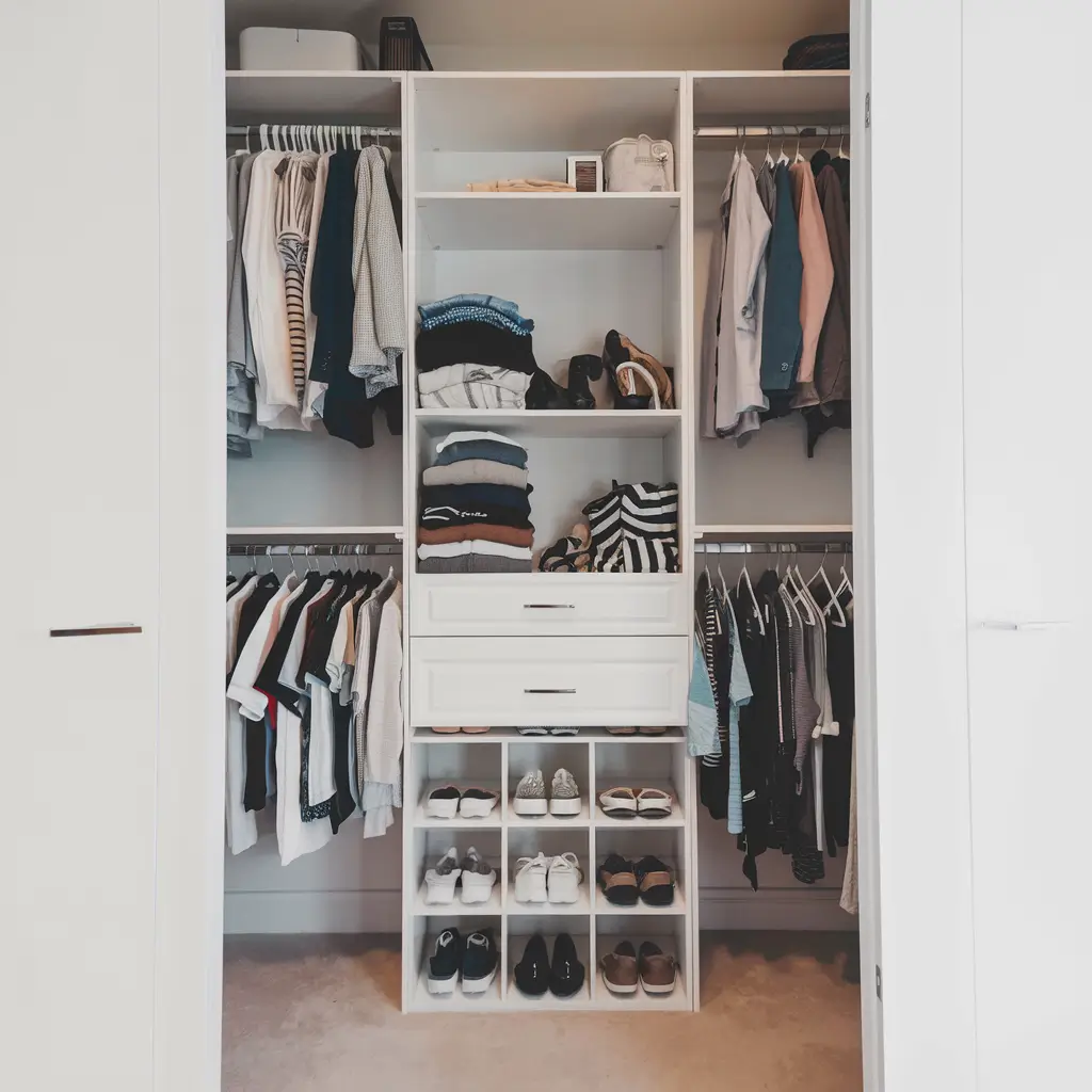 small closet organization