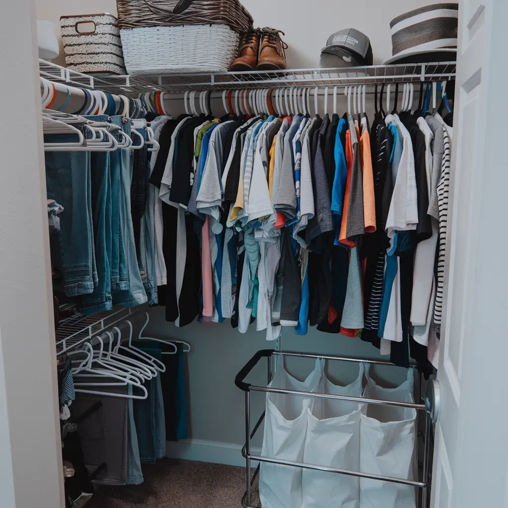 small closet organization