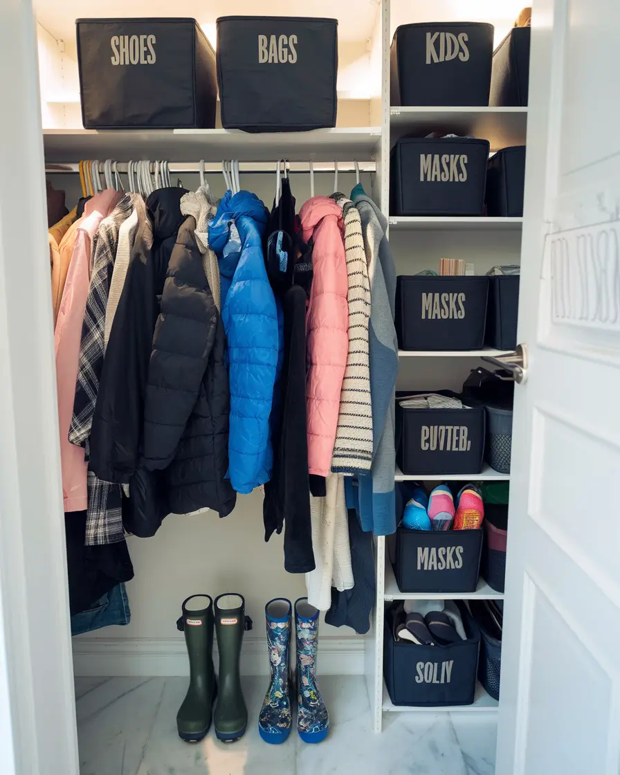 small closet organization