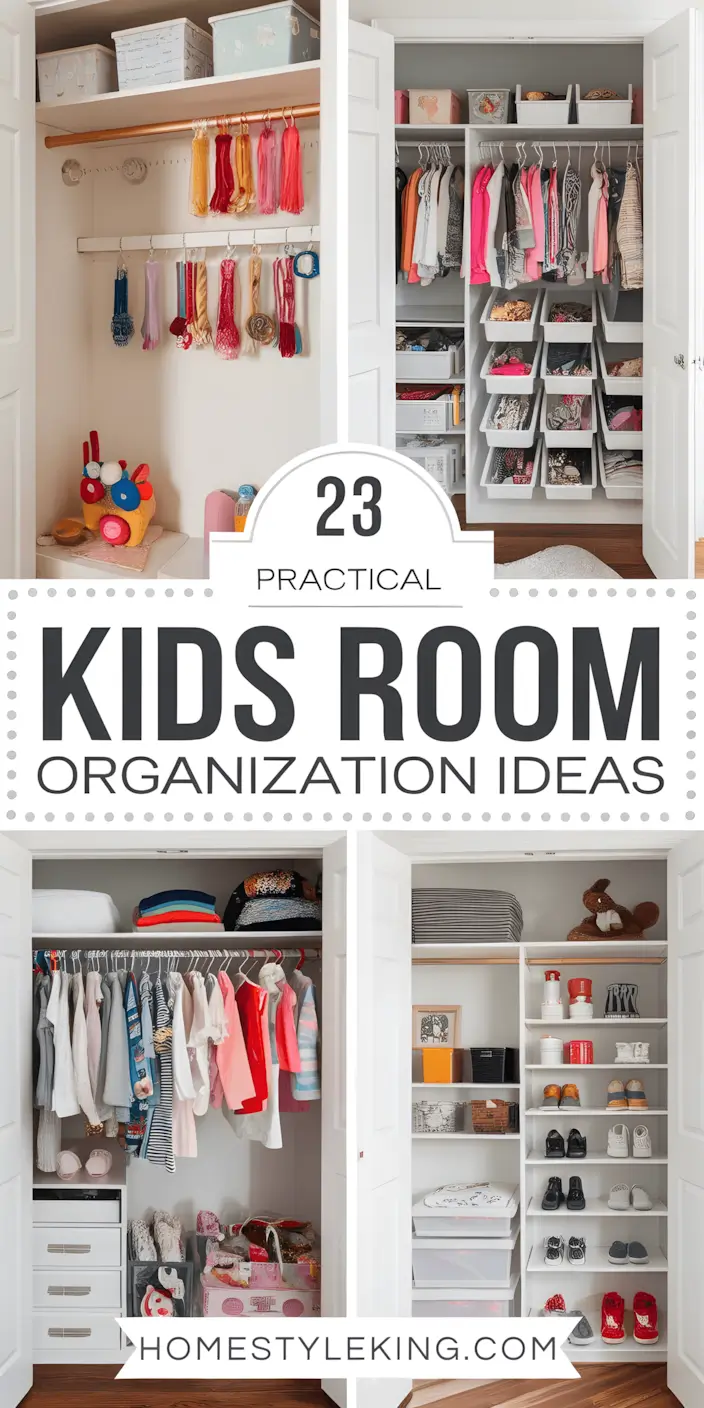 23 Practical Kids Room Organization Ideas That Transform Chaos to Calm